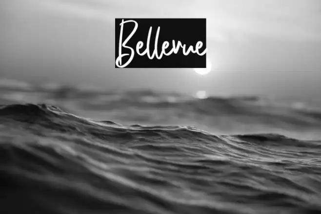 Bellevue Font examples