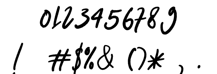 Belley-Regular Font OTHER CHARS