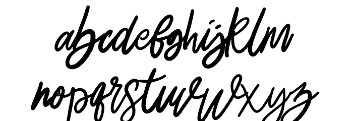 Belley-Regular Font LOWERCASE