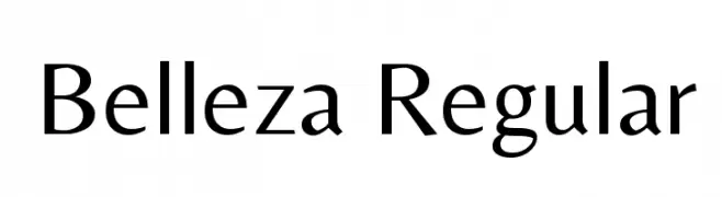 Belleza Regular 
