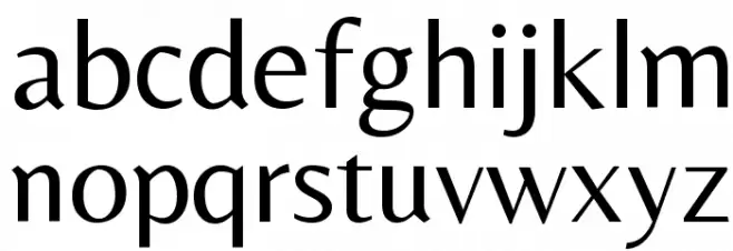 Belleza Regular Font LOWERCASE