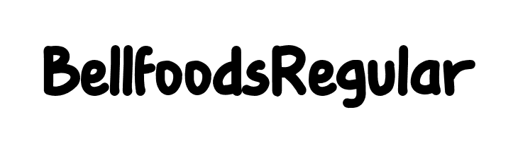 BellfoodsRegular  フリーフォントのダウンロード