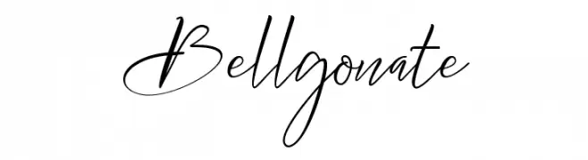 Bellgonate Шрифта