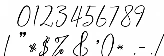 Bellgonate Шрифта ДРУГИЕ символов