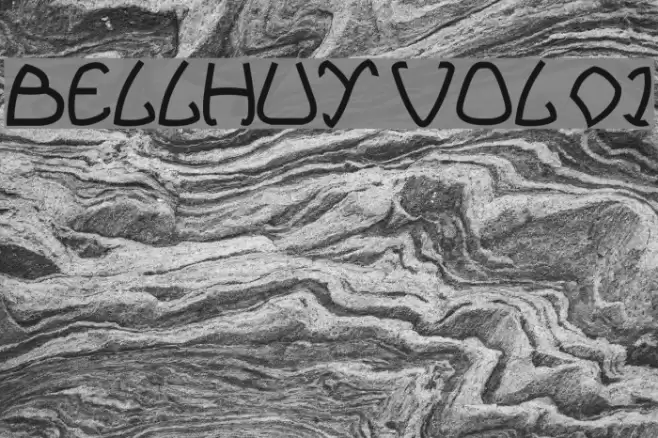 Bellhuy vol 01 Font examples