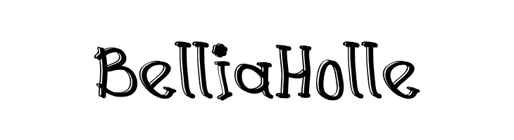 Bellia Holle  Frei Schriftart Herunterladen