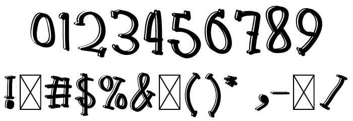 Bellia Holle Font OTHER CHARS