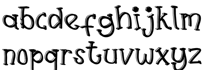 Bellia Holle Font LOWERCASE