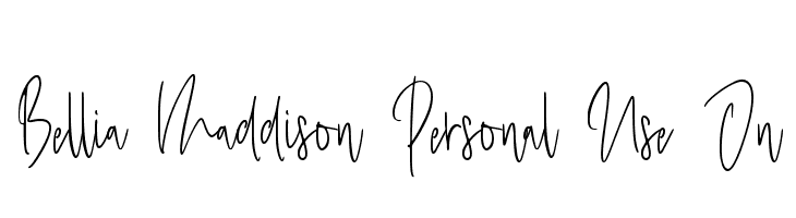 Bellia Maddison Personal Use On  لخطوط تنزيل