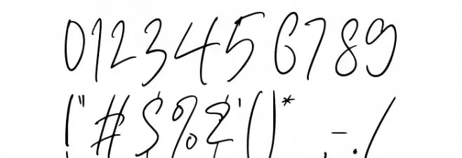 Bellia Maddison Personal Use On Font OTHER CHARS