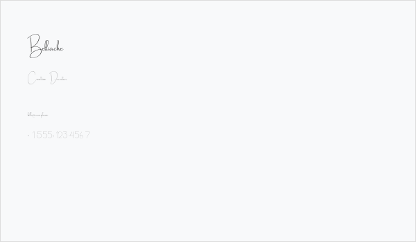 Belliache Business Card