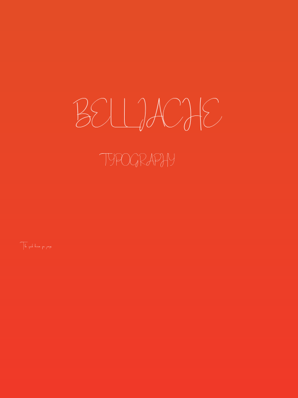 Belliache Poster