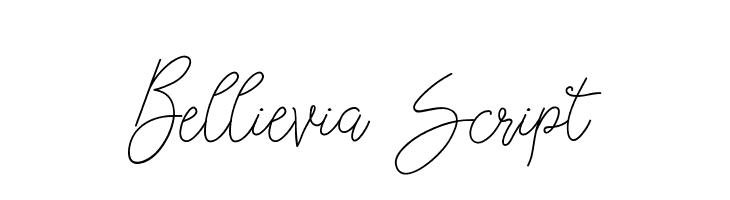 Bellievia Script Font