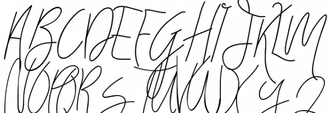 Bellievia Script Schriftart Groß