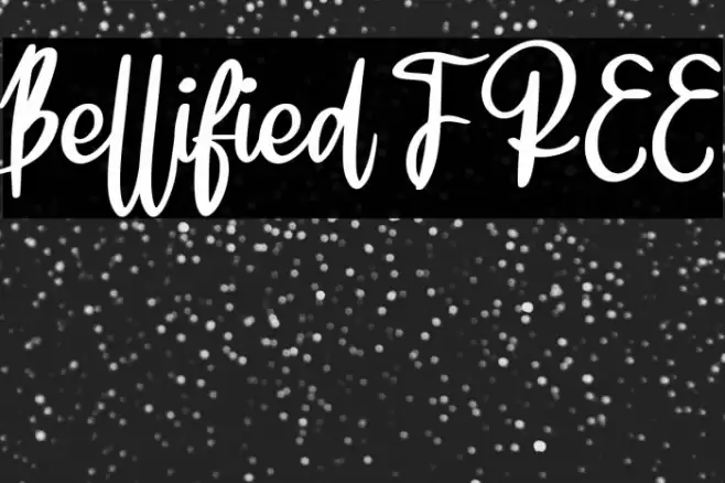 Bellified FREE Font examples