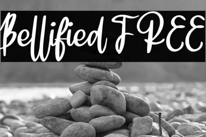 Bellified FREE Font examples