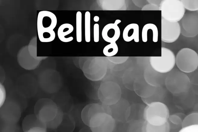 Belligan Font examples