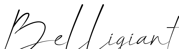 Belligiant  免费字体下载