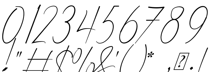 Belligiant Font OTHER CHARS