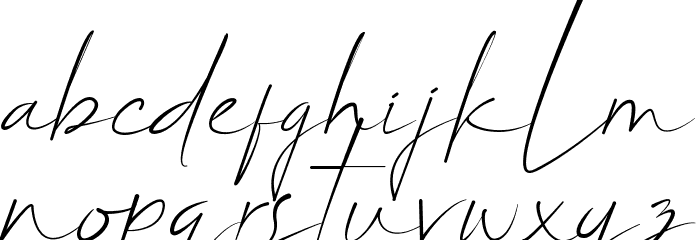 Belligiant Font LOWERCASE