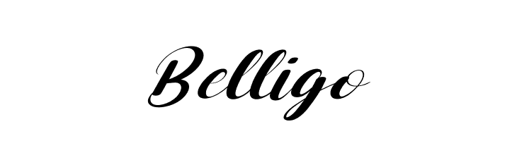 Belligo  フリーフォントのダウンロード