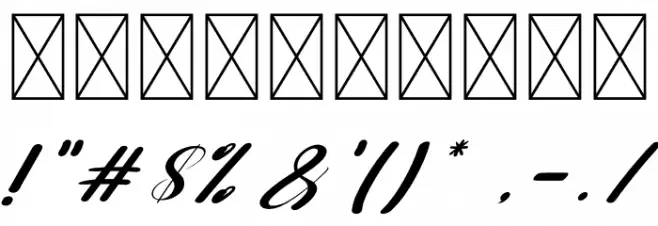 Belligo Font OTHER CHARS