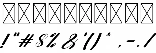Belligo Font OTHER CHARS