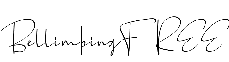 BellimbingFREE  font caratteri gratis