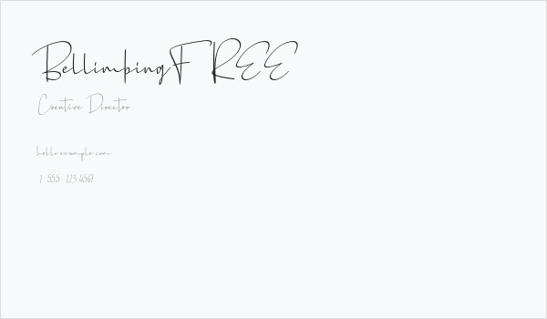 BellimbingFREE Business Card