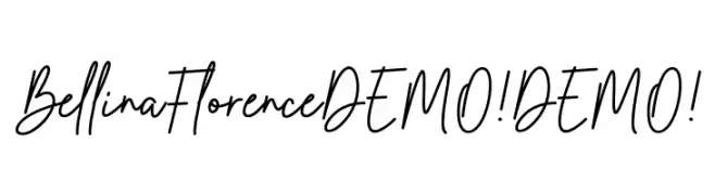 Bellina Florence DEMO! DEMO!  font caratteri gratis