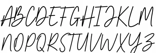 Bellina Florence DEMO! DEMO! 字体 大写