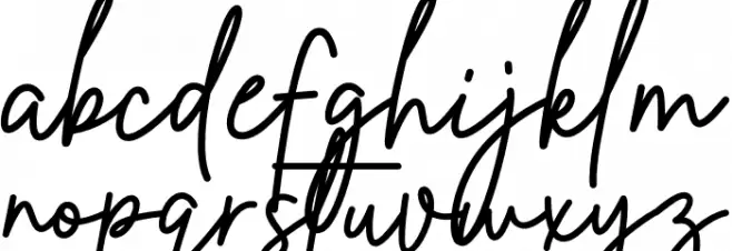 Bellina Florence DEMO! DEMO! 字体 小写