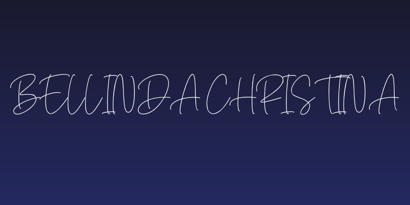 Bellinda Christina Social Header