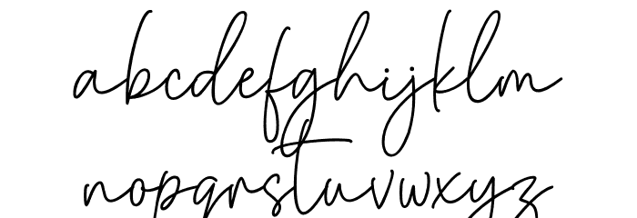 Bellinda Christina Font LOWERCASE