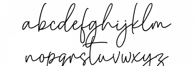 Bellinda Christina Font LOWERCASE