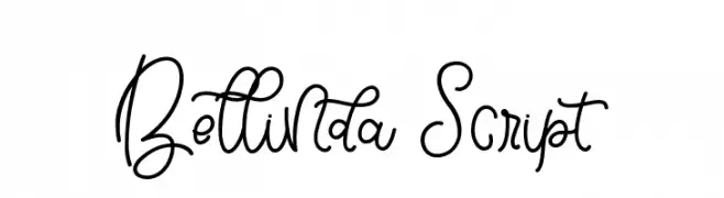 Bellinda Script  لخطوط تنزيل