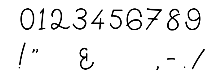 BellindaScript Font OTHER CHARS