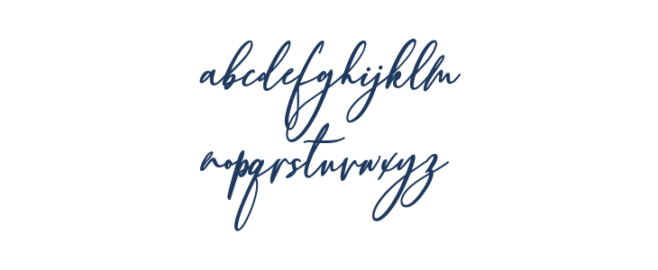 Bellindia bold Lowercase