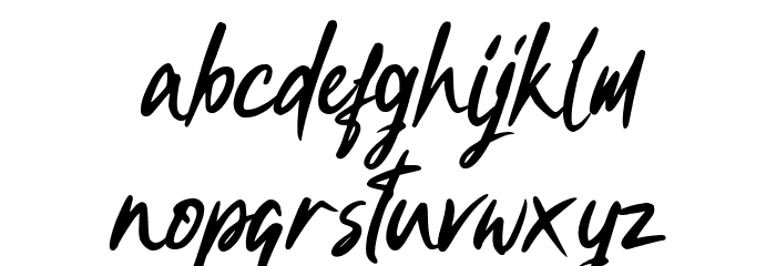 Bellindo Regular Font LOWERCASE