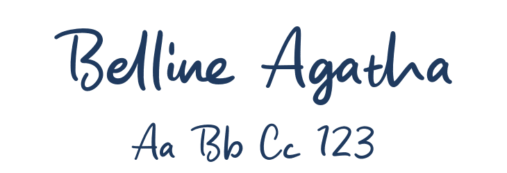 Belline Agatha Font Preview