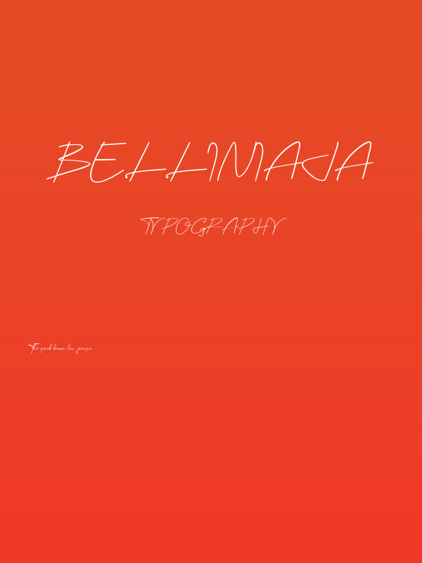 Belliniaja Poster