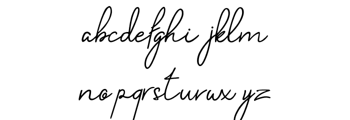 Belliniaja Font LOWERCASE