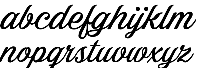Bellino PERSONAL USE ONLY Font LOWERCASE