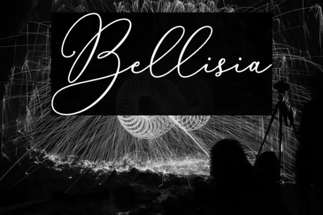 Bellisia Font examples