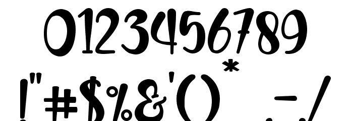 Bellissa - Personal Use Font OTHER CHARS