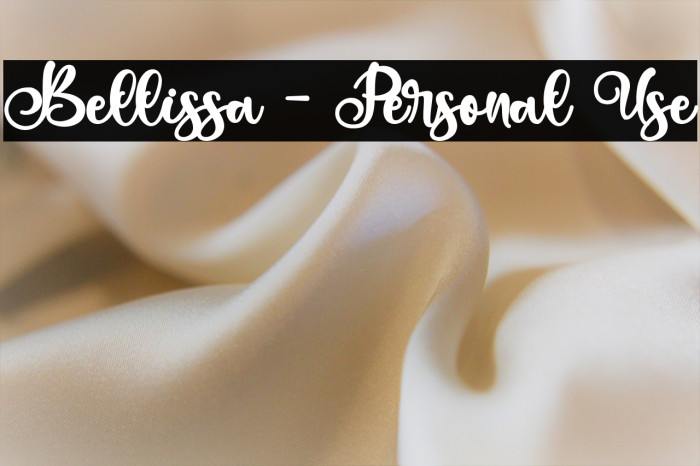 Bellissa - Personal Use Example 2