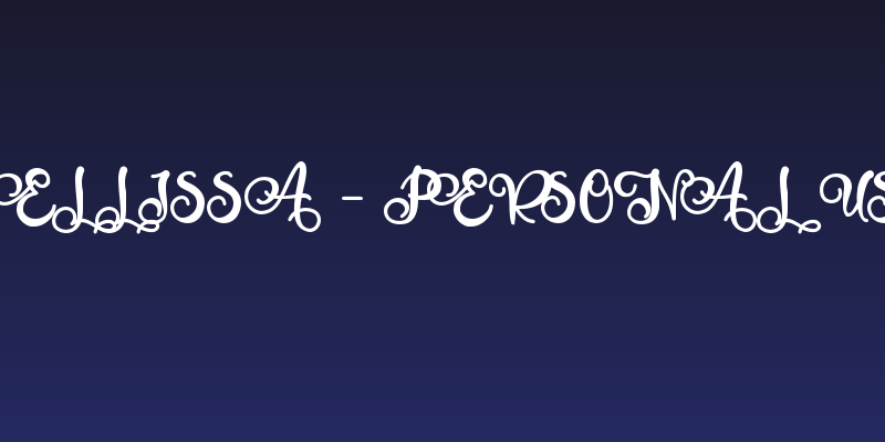 Bellissa - Personal Use Social Header