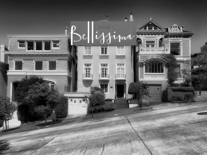 Bellissima Font examples