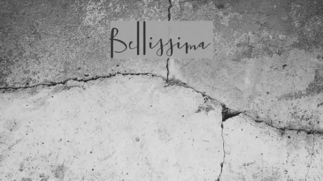 Bellissima Font examples