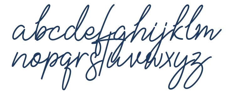 Bellisya Signature Lowercase